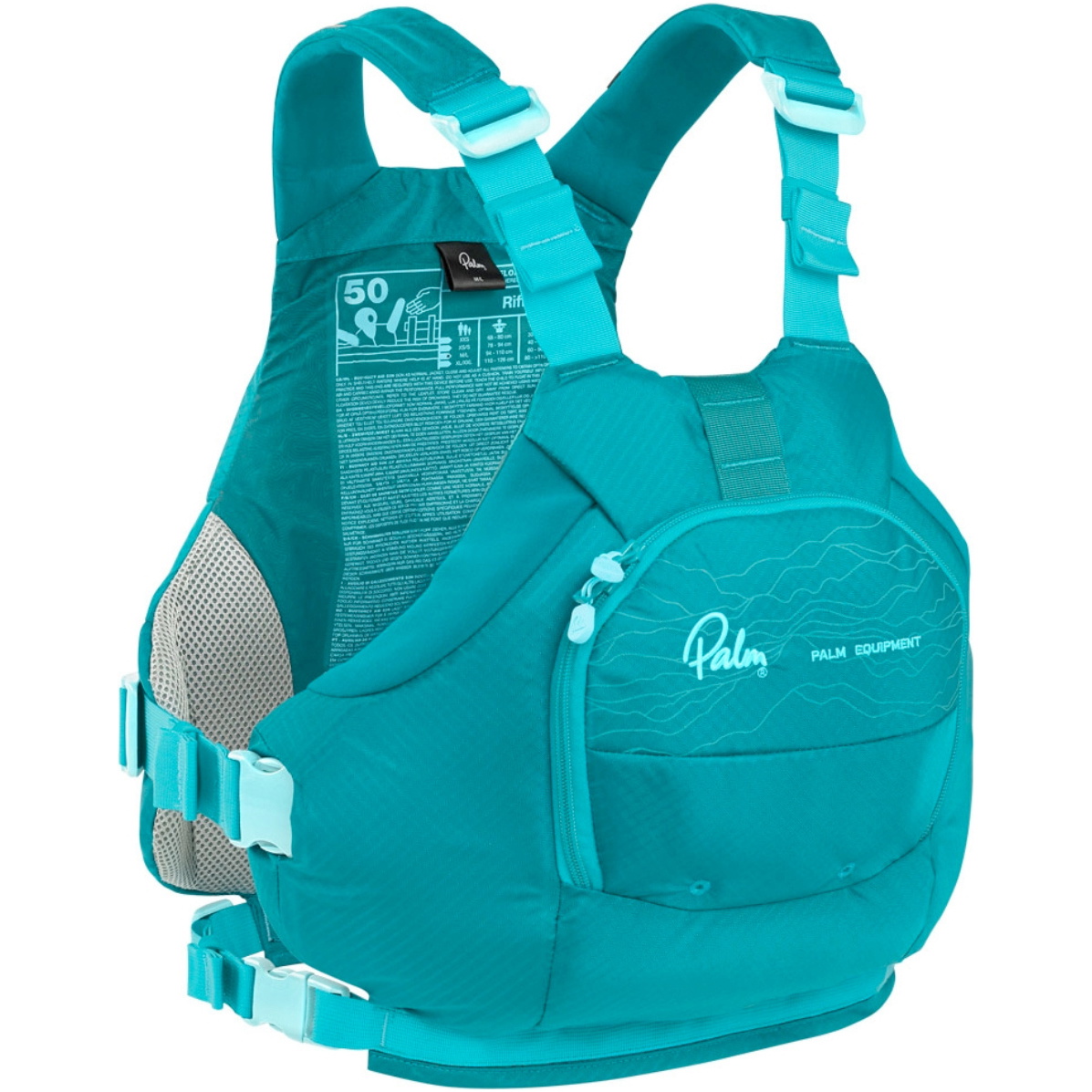 2025 Palm Riff PFD Buoyancy Aid 12752 - Teal